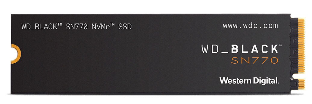ويسترن ديجيتال تُطلق وحدة التخزين من الحالة الصلبة WD Black SN770 SSD