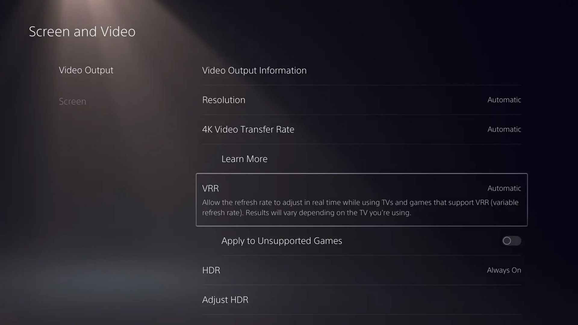 ps5 - ps4 - system update - software - playstation - VRR