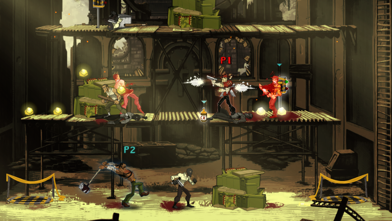  ألعاب تصويب من المنظور الجانبى Side-scrolling video games  shank 
