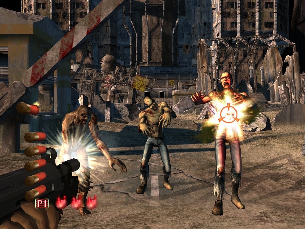 ألعاب التصويب بواسطة توجيه الأسلحة  Rail Shooter 