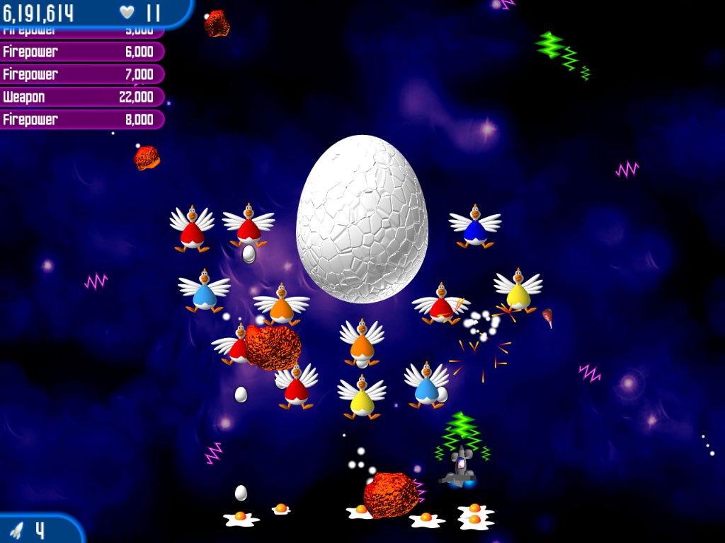 ألعاب التصويب الكلاسيكية  Shoot'em Up   chicken invaders