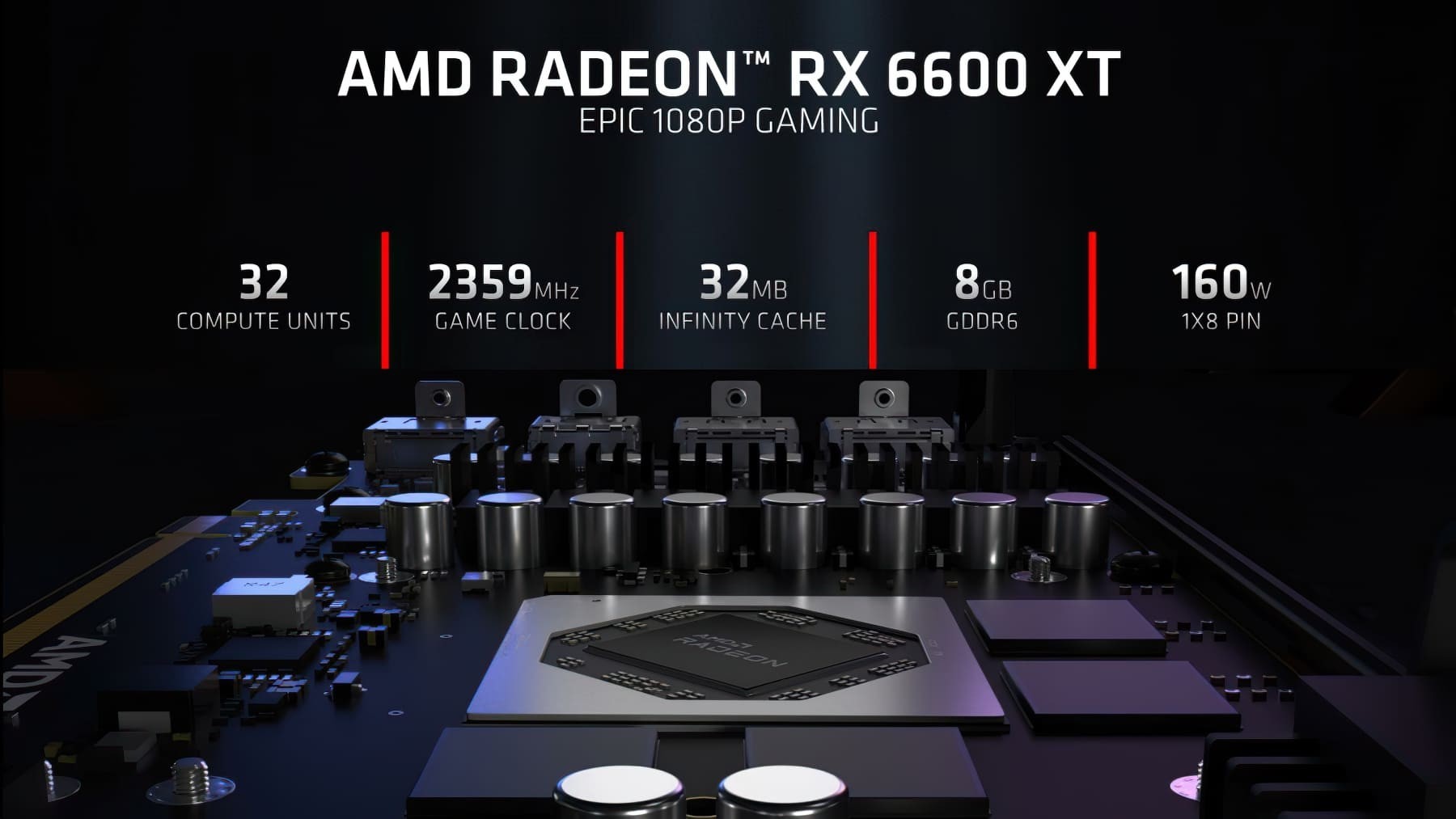  مواصفات AMD Radeon RX 6600 XT 