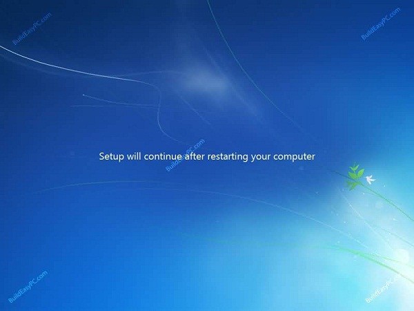  متابعة عملية تثبيت Windows 7 