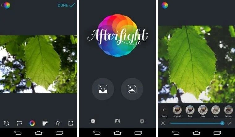 برنامج Afterlight (أفضل برامج تعديل الصور للايفون)