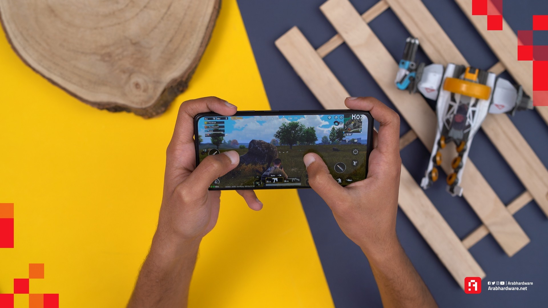 تجربة لعبة PUBG على هاتف POCO X4 Pro 5G