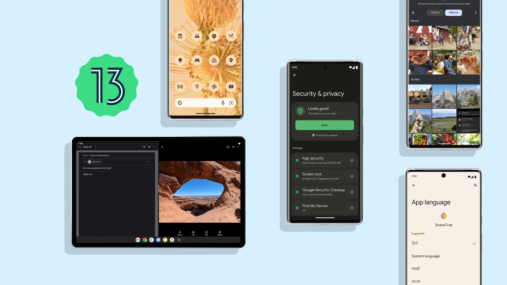 مؤتمر Google I/O 2022: الإعلان عن نظام تشغيل اندرويد 13