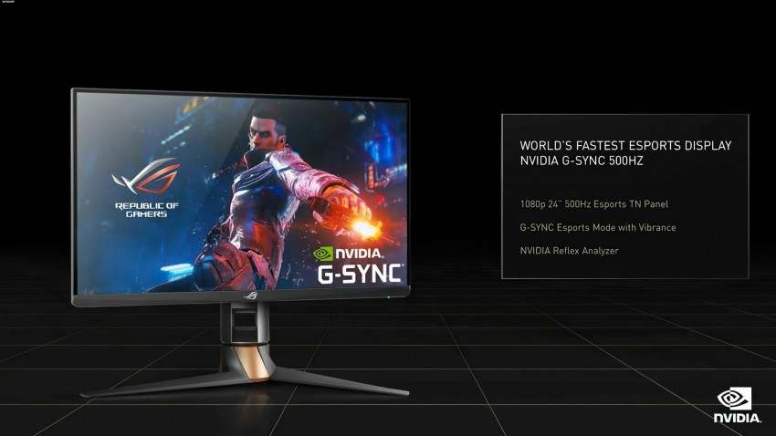 Computex22: أسوس تُعلن عن شاشة ROG Swift Esports 500Hz مع لوحة E-TN