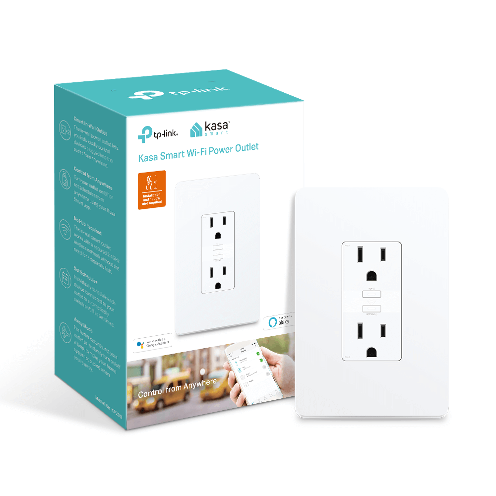 منافذ الطاقة الذكية - Kasa Smart Wi-Fi Power Outlet