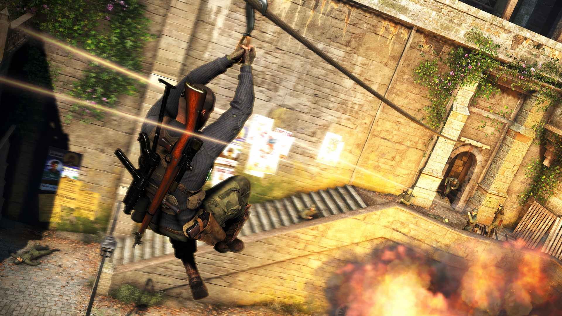 القتال في لعبةSniper Elite 5