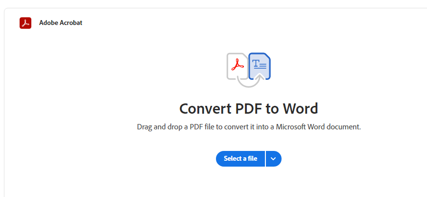  أدوبي (برنامج تحويل pdf إلى وورد مجانا)
