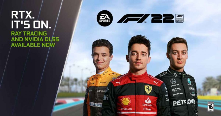 لعبة F1 22 تتألق بدعم تتبع الأشعة وتقنية NVIDIA DLSS