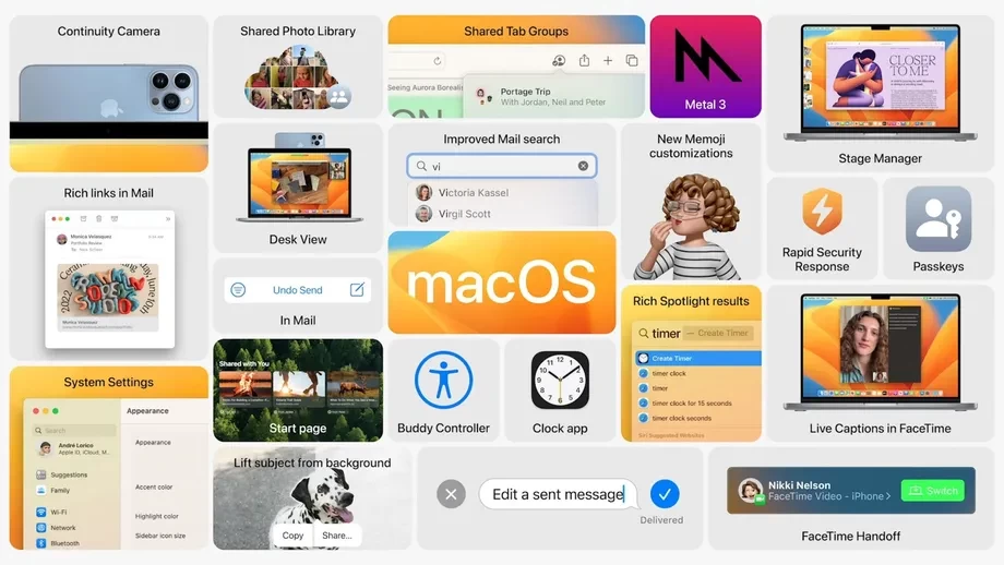 WWDC22: أبل تعلن عن نظام التشغيل macOS Ventura لأجهزة الماك