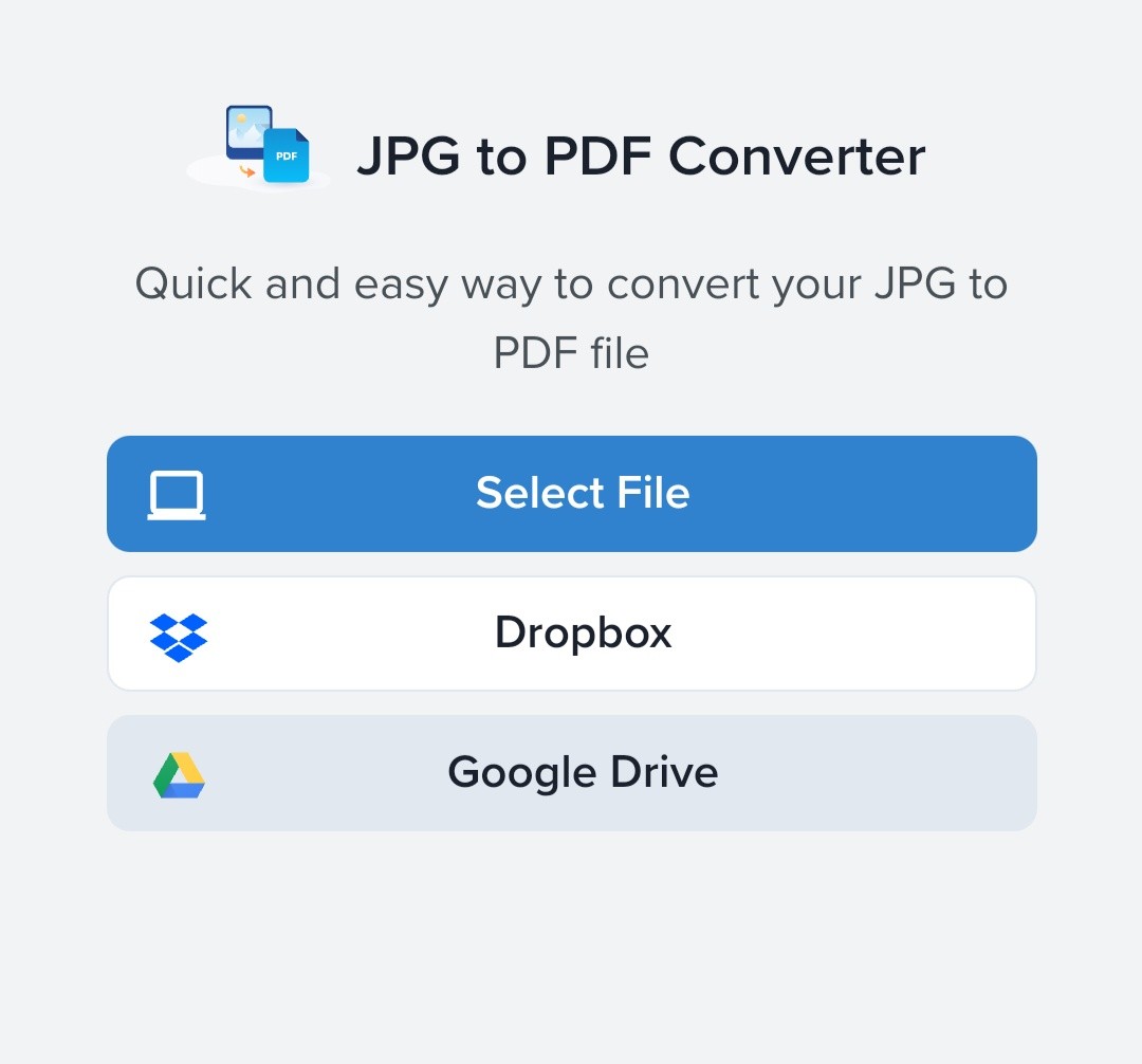 اختيار الملف في موقع pdf online