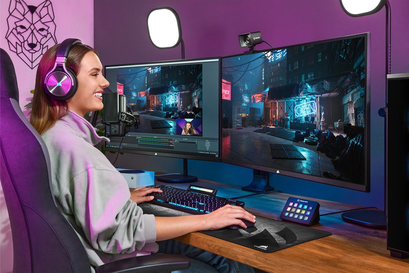 شاشة Corsair 32QHD240