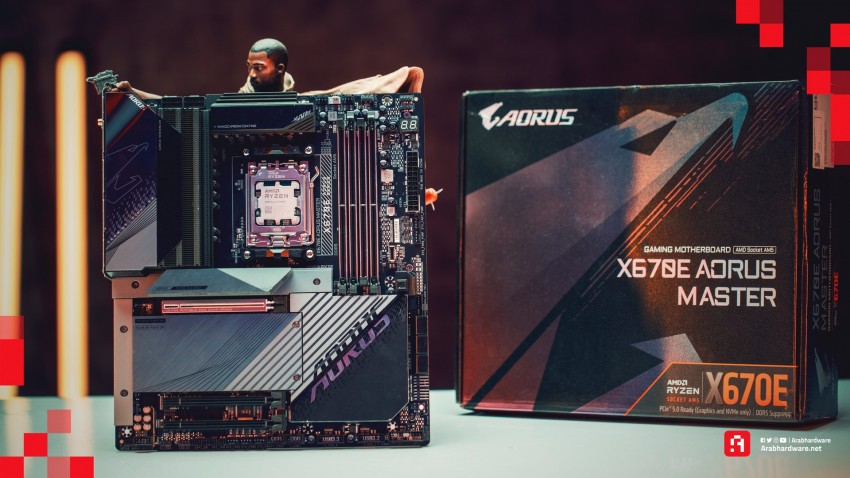 مراجعة اللوحة الأم Gigabyte AORUS X670E Master