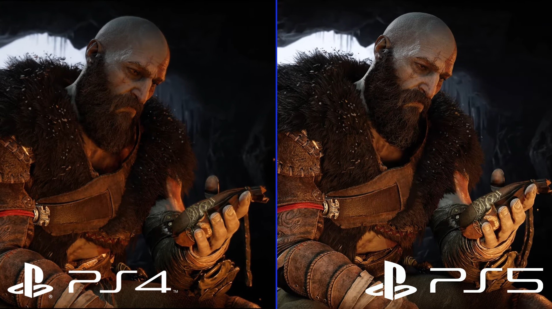 God of War Ragnarok PS4 vs PS5