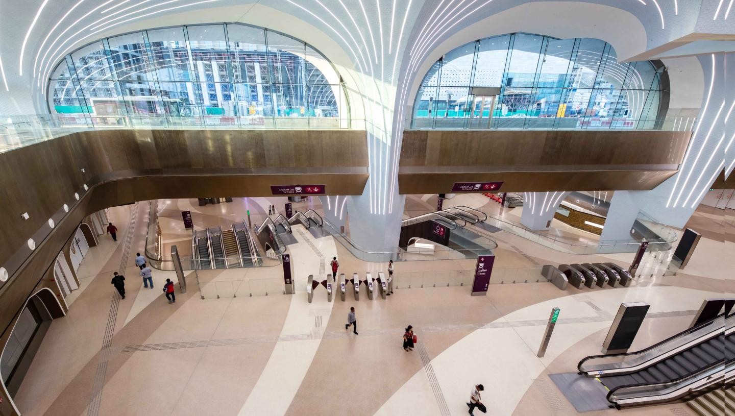 محطة المترو في قطر 2022