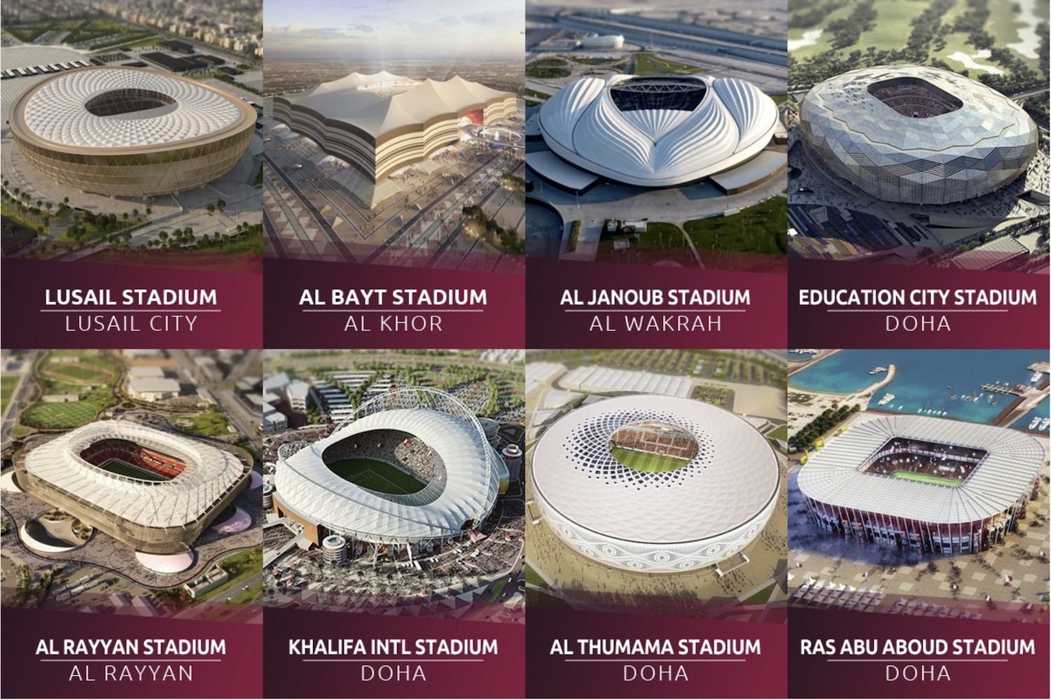 ملاعب كأس العالم قطر 2022