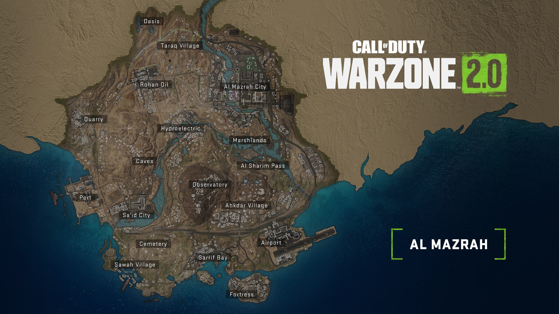 خريطة المزرح في Warzone 2.0