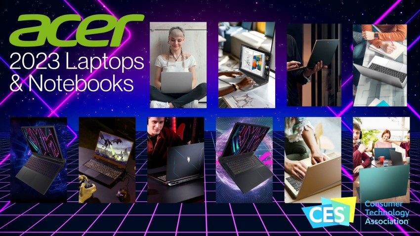 CES 2023 : شركة Acer تعلن عن تحديث حواسيبها المحمولة لعام 2023