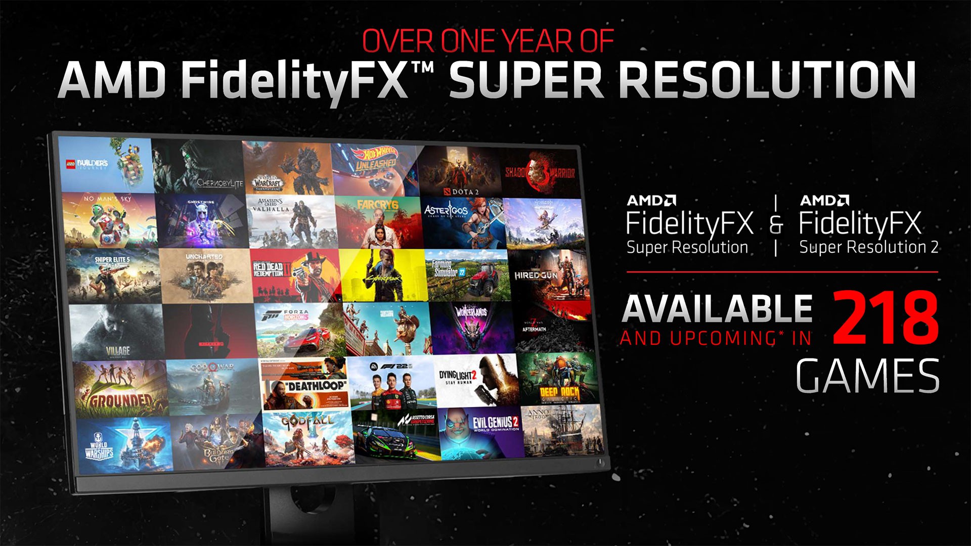 تقنية FidelityFX Super Resolution