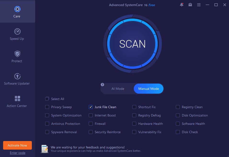 برنامج IObit Advanced SystemCare
