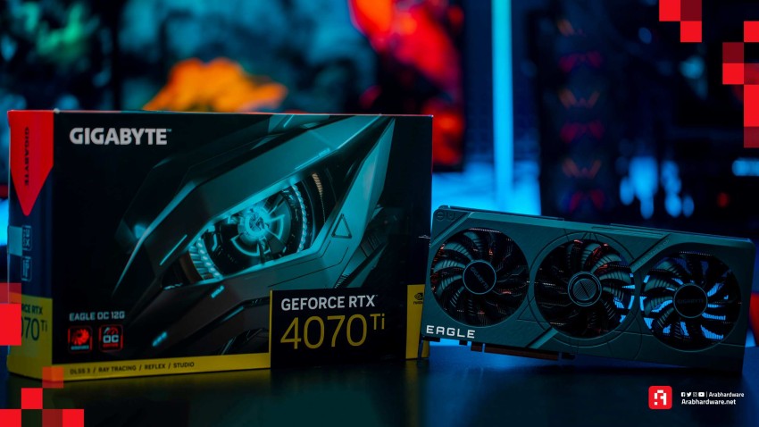 مراجعة كارت الشاشة RTX 4070 Ti EAGLE 12G