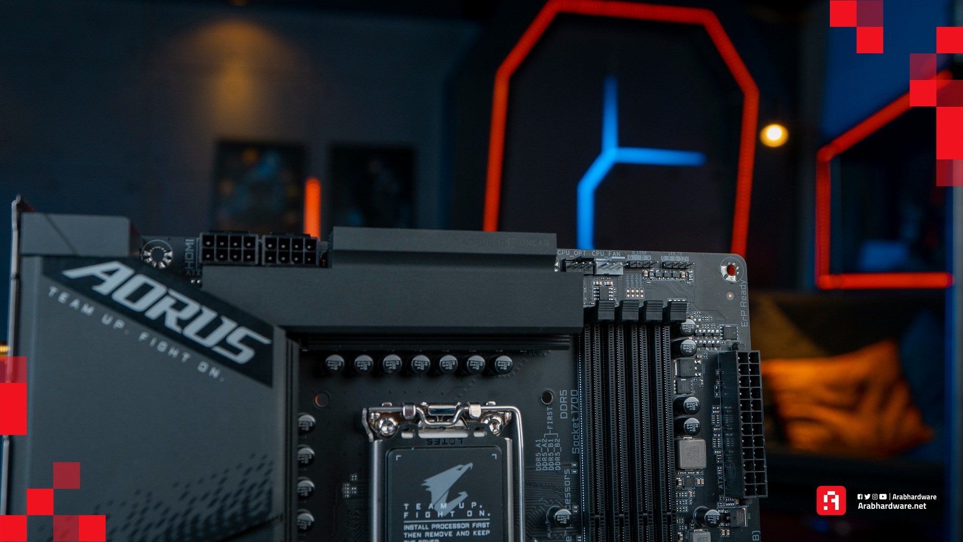 نظام التبريد في GIGABYTE Z790 AORUS ELITE AX