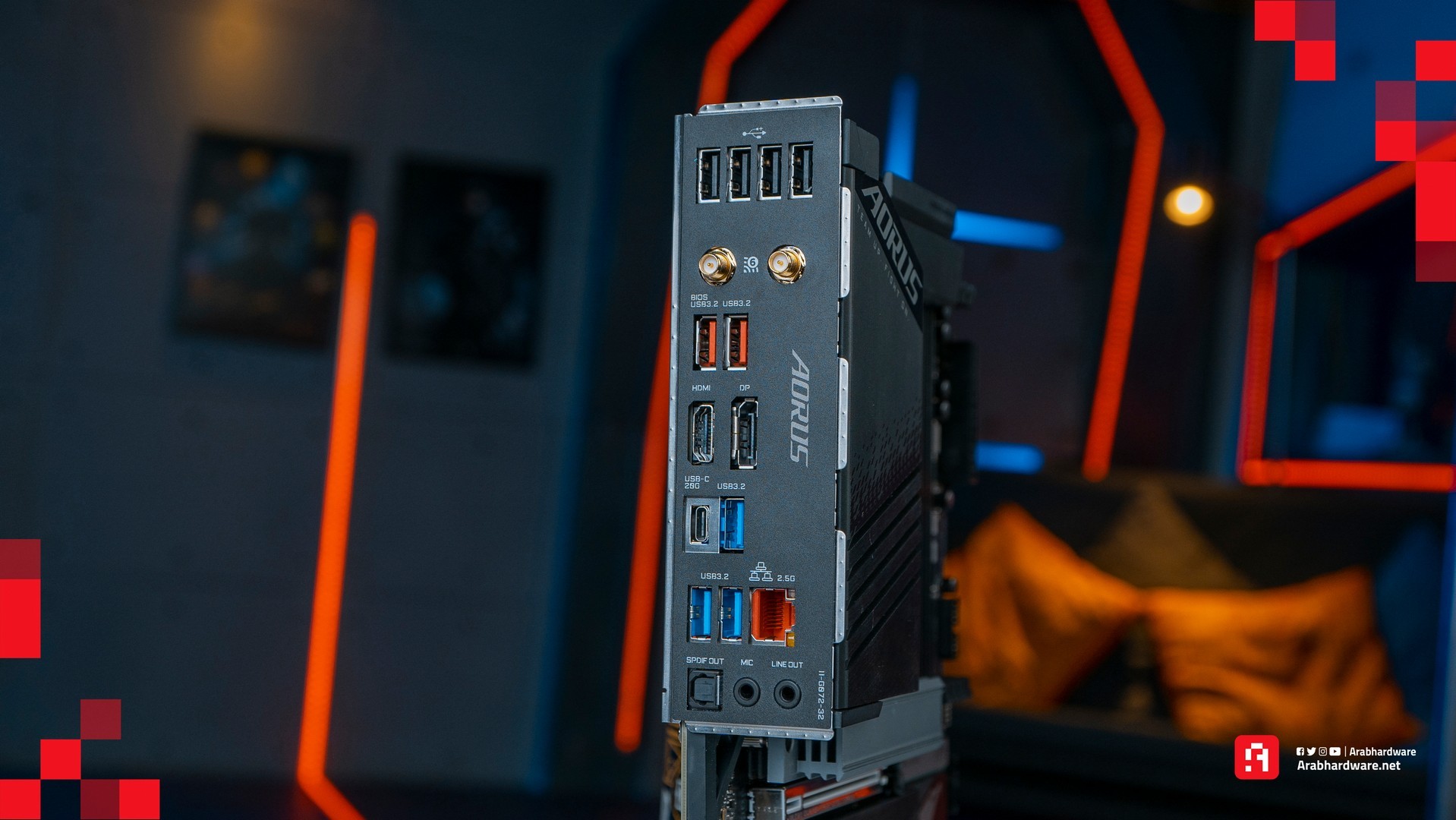 وصلات اللوحة الأم Z790 AORUS ELITE AX