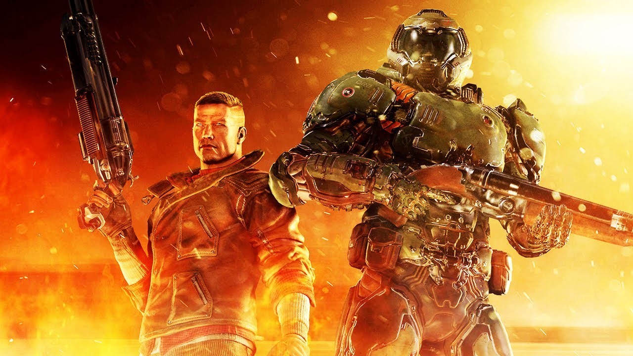لاعبان في Atomic Heart في المشهد الافتتاحي 