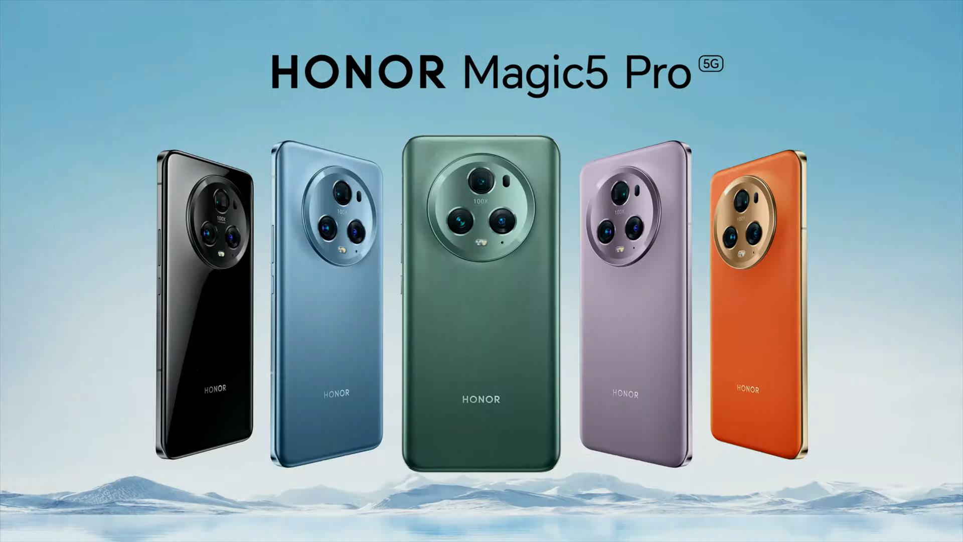 ألوان هاتف Honor Magic 5 Pro