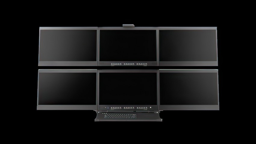 محطة عمل AMD EPYC محمولة! بوزن 55 رطل مع 6 شاشات ومعالج Core Genoa 96