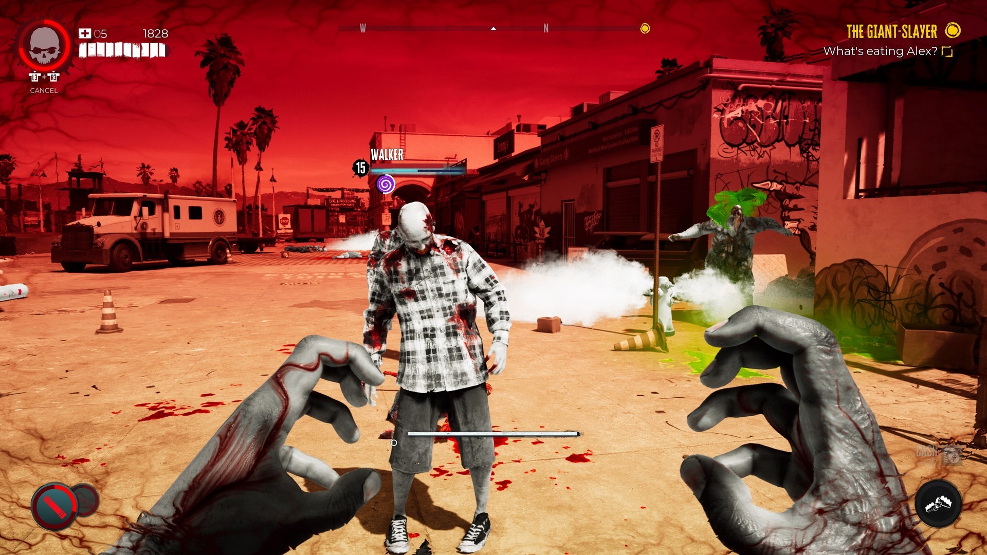 استخدام بيئة اللعب في Dead Island 2