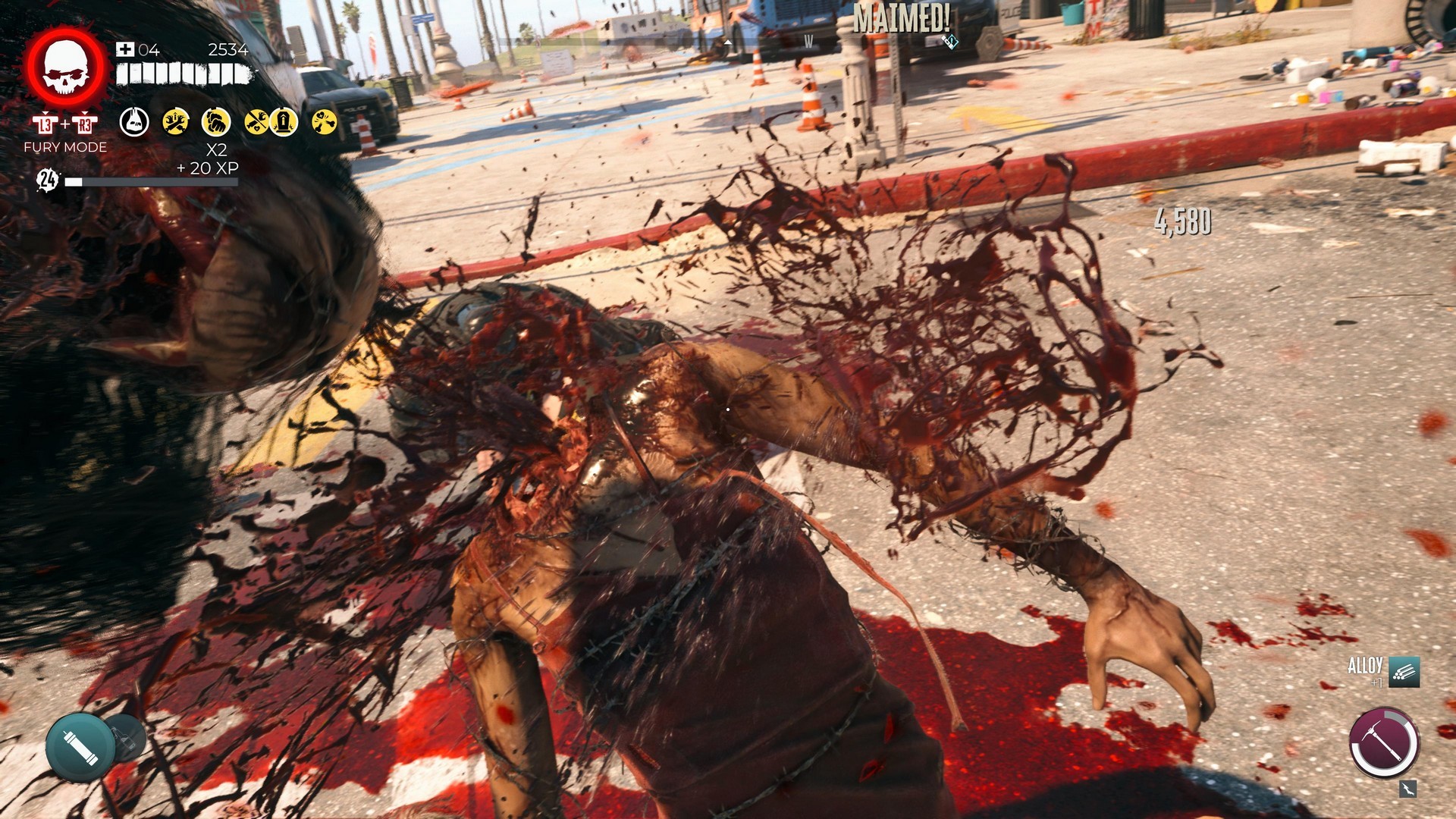 الدموية في لعبة Dead Island 2