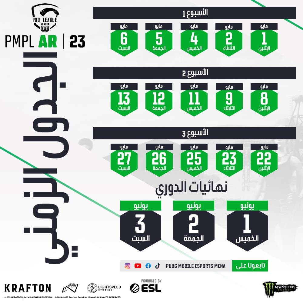 دوري ببجي موبايل العربي للمحترفين PMPL