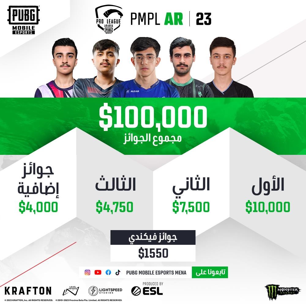 دوري ببجي موبايل العربي للمحترفين PMPL