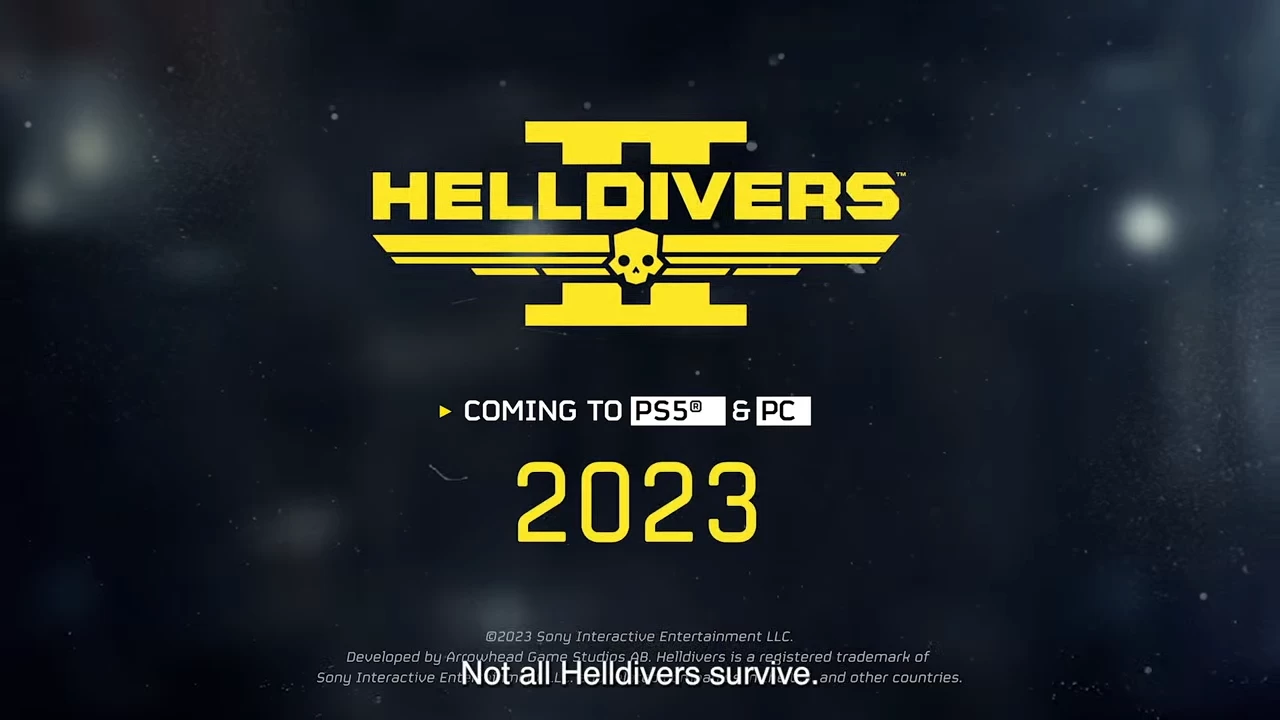 حدث PS Showcase 2023: الكشف عن لعبة HellDivers II