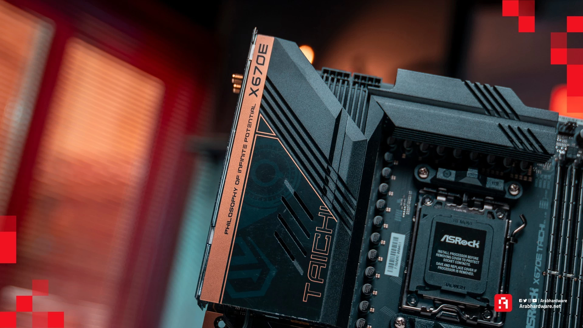 مراجعة اللوحة الأم ASRock X670E Taichi من أسروك