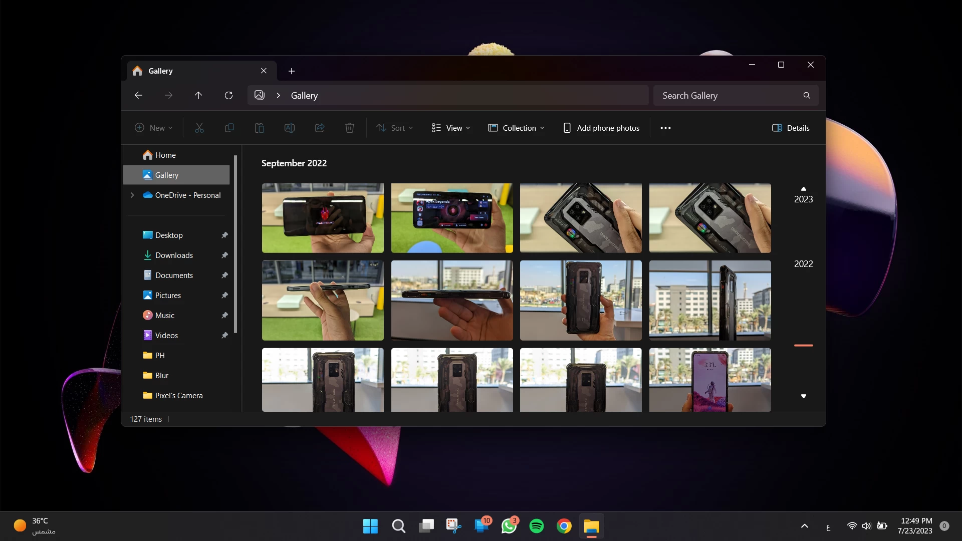 واجهة متصفح الملفات الجديدة في تحديث ويندوز 11 واجهة متصفح الملفات الجديدة في تحديث ويندوز 11