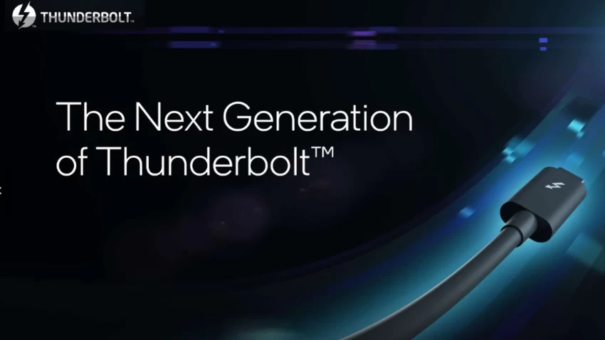 انتل تعلن عن Thunderbolt 5 رسميًا بسرعات تصل إلى 120 جيجابت في الثانية