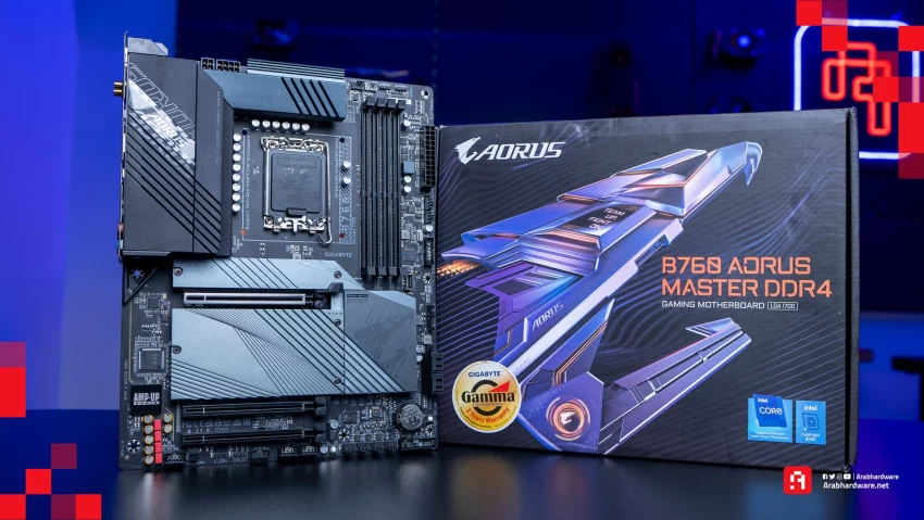 مراجعة اللوحة الأم B760 Aorus Master DDR4