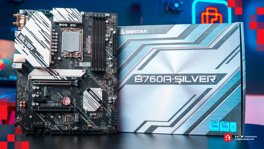مراجعة اللوحة الأم Biostar B760A-Silver