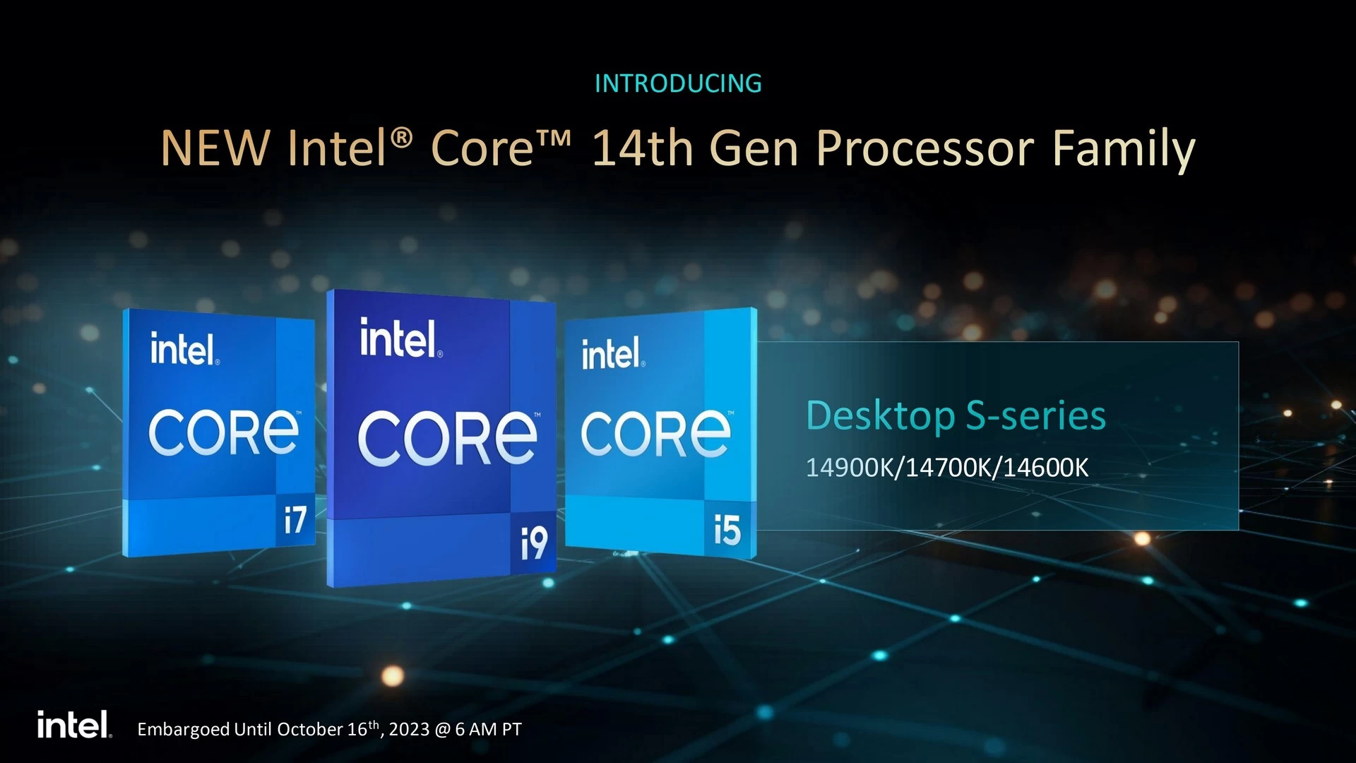 صورة شركة Intel تُعلن عن معالجات الجيل الرابع عشر 14th Gen المكتبية