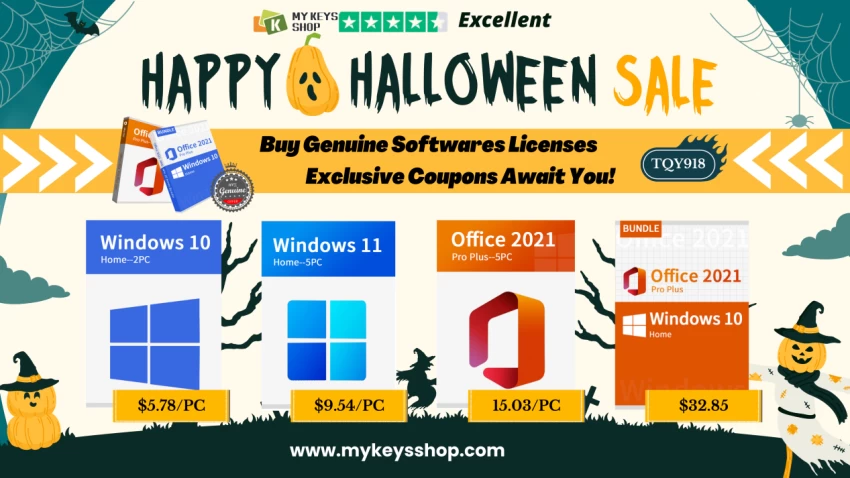 عرض هالوين سعيد: ترخيص مدى الحياة لـ Microsoft Office 2021