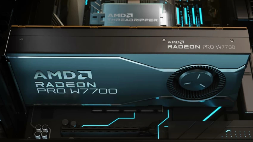 شركة AMD تعلن عن كارت AMD Radeon PRO W7700 لمحطّات العمل