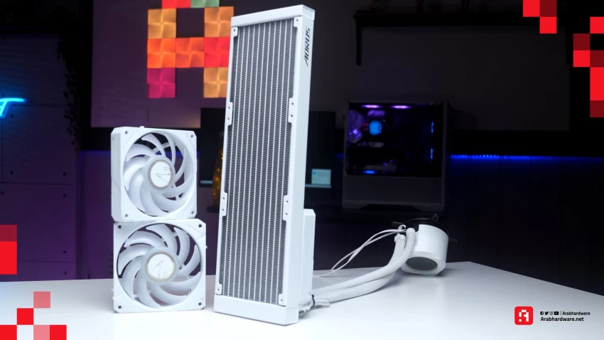 مراجعة المبرد المائي AORUS Waterforce X II 360 ICE
