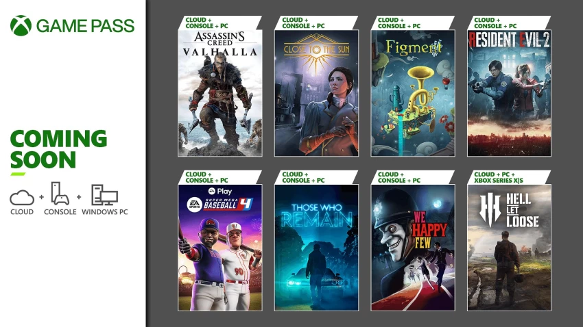 ألعاب Assassin's Creed Valhalla وResident Evil 2 قادمة إلى الجيم باس
