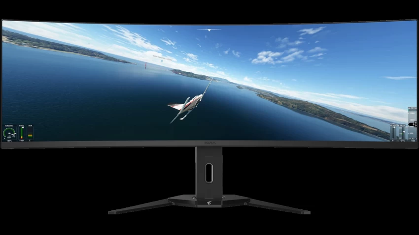 CES 24: شركة جيجابايت تستعرض شاشة ألعاب CO49DQ OLED فائقة الاتّساع