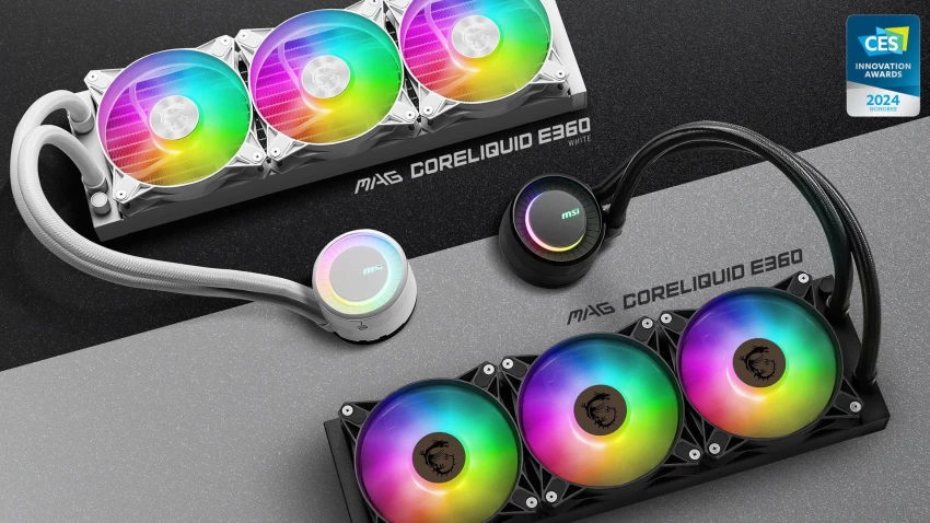 CES 24: شركة MSI تستعرض المبرد السائل MAG CORELIQUID E360
