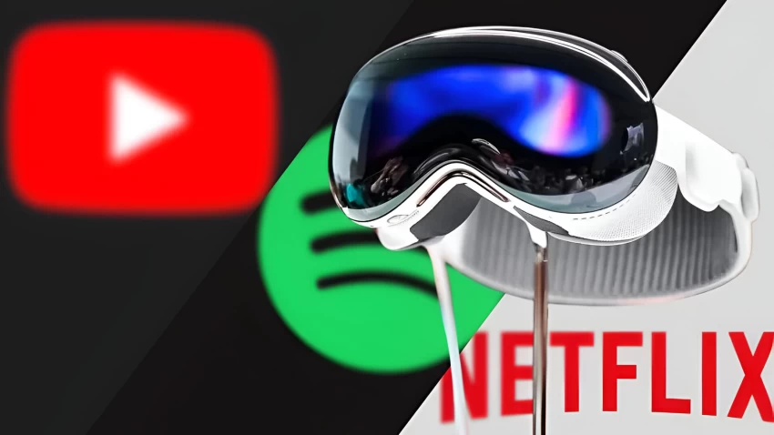ثلاثة تطبيقات لن تدعم نظارة Vision Pro | نتفليكس وسبوتيفاي ويوتيوب